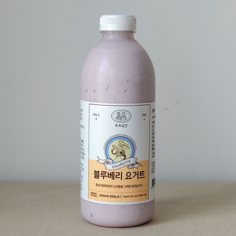우유곳간,우유곳간 블루베리 요거트 1000ml 횡성 대광목장